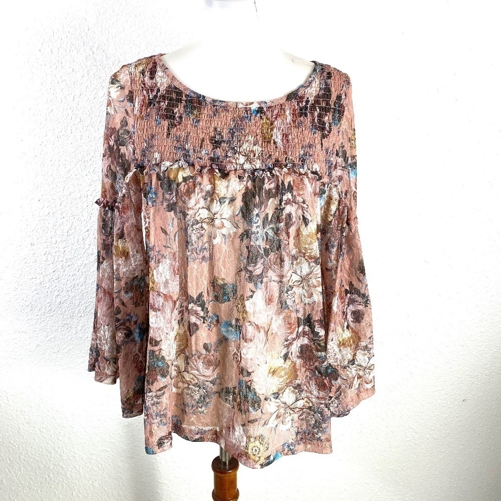 Anthropologie Akemi + Kin Patrizia Floral Lace SZ M